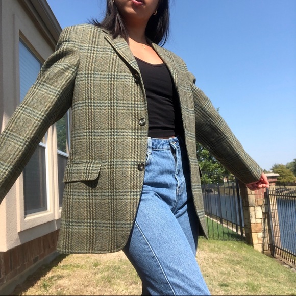 Vintage oversized wool blazer - Picture 2 of 4